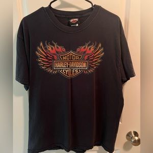 Vintage Harley Davidson Flame Tee